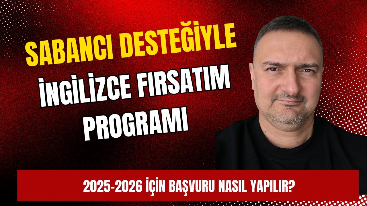 Üniversitelilere İngilizce Fırsatı! Hem de Ücretsiz ve Sabancı desteğiyle...