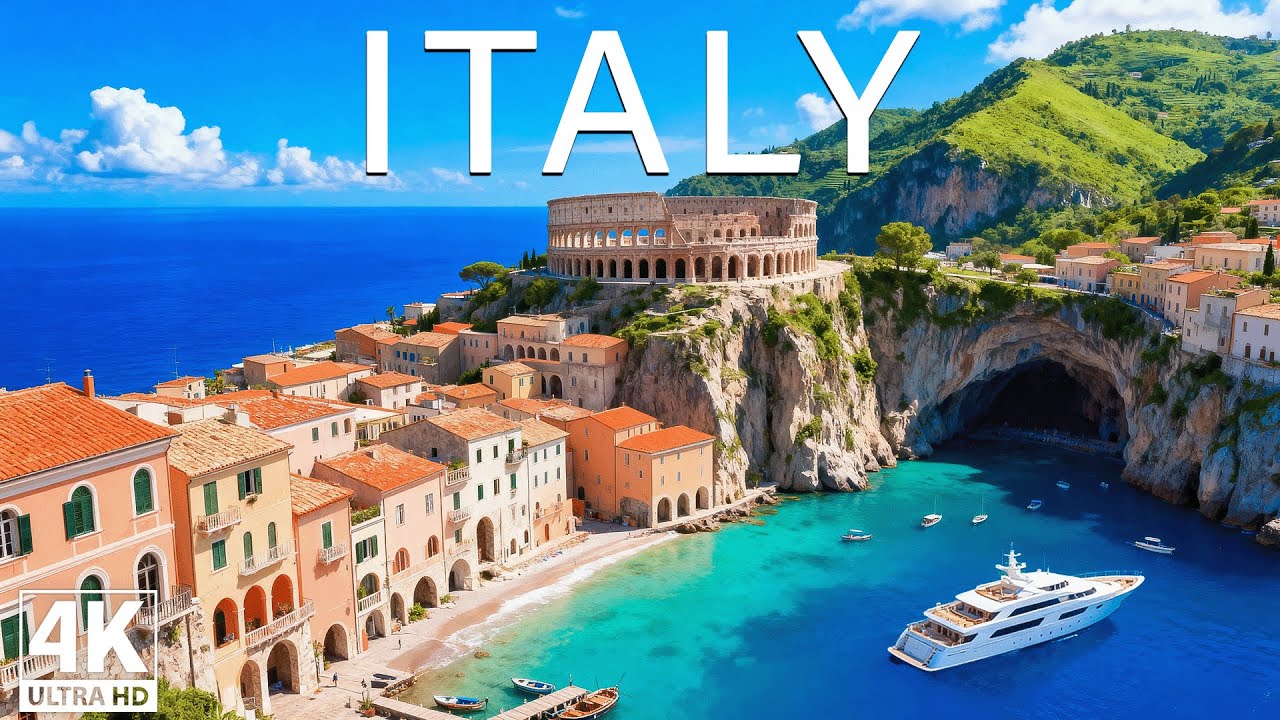 [4K] Italy 2026 🇮🇹 – Mediterranean Coasts, Timeless Beauty | Aerial Travel • Deep House Vibes