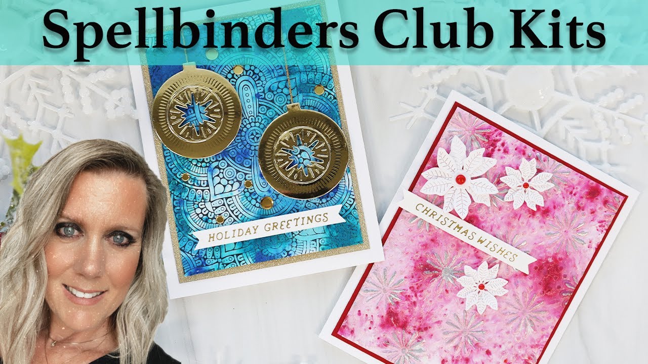 Spellbinders Club Kits | November 2023 | Glimmer Hot Foil, BetterPress, 3D Embossing Folder