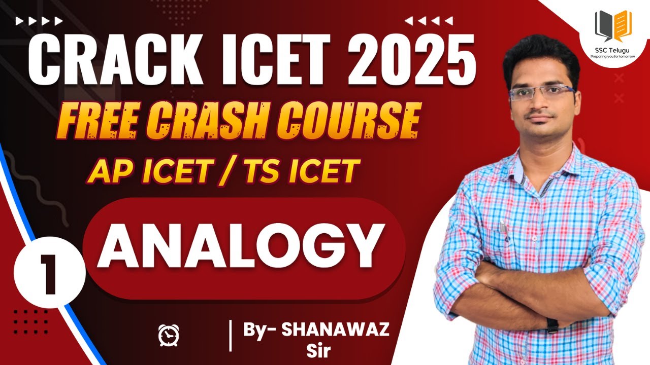 Free Classes for ICET 2025 | CRACK ICET 2025 Series | Complete Syllabus with Previous year questions