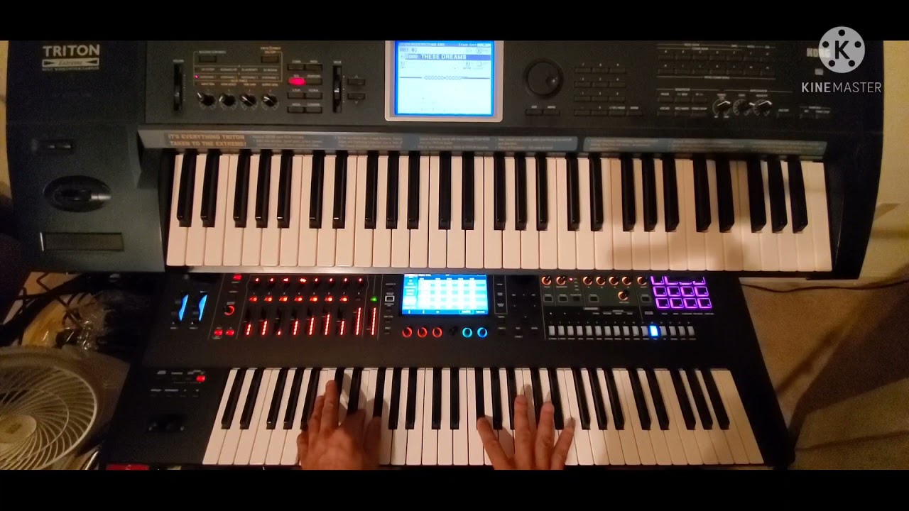 HEART - THESE DREAMS INTRO KEYBOARD COVER on #rolandfantom & #korgtritonextreme