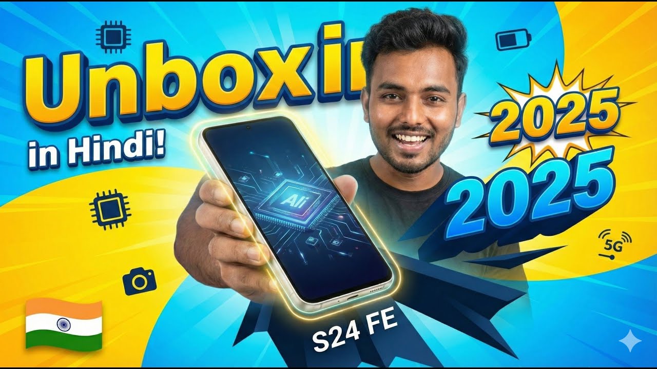 Samsung Galaxy S24 FE Unboxing in Hindi | Real Indian Review & Camera Test!