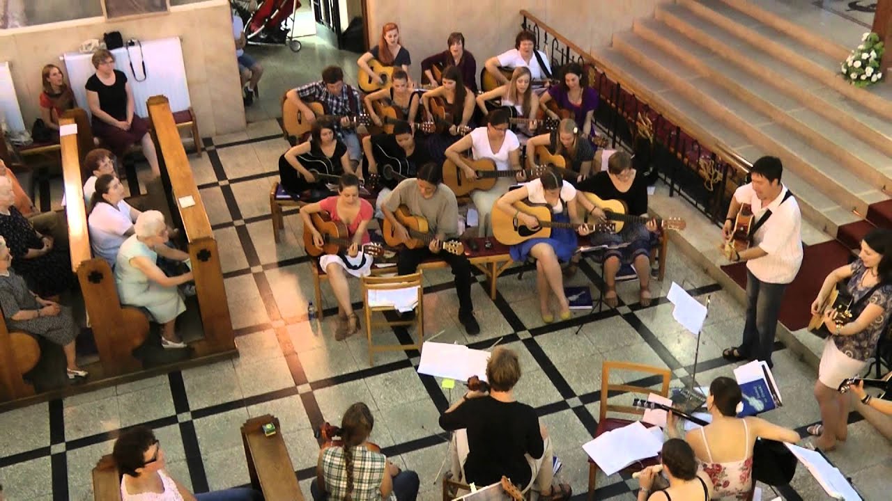Gitáros tábor 2012 - Szombat esti mise - Várom Őt