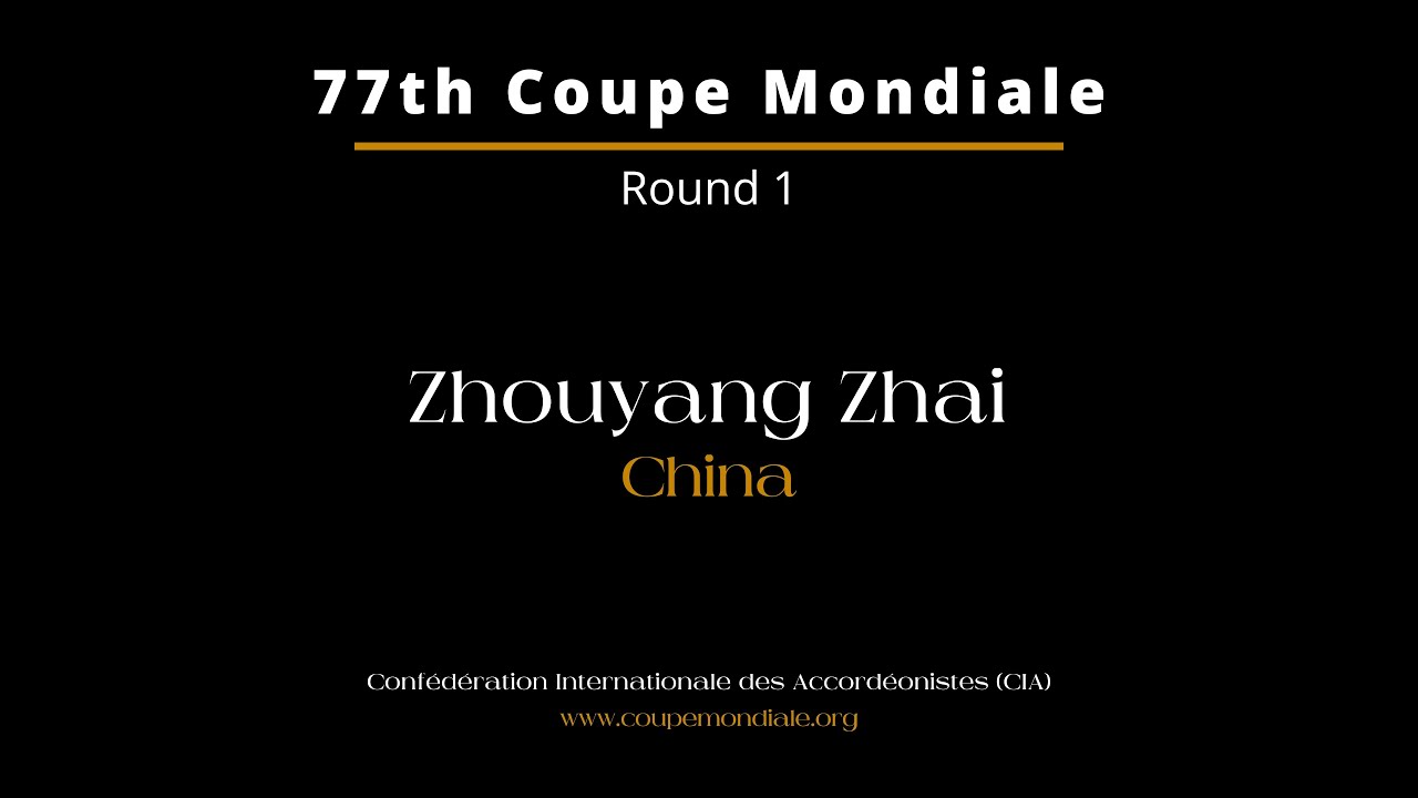 Zhouyang Zhai - China - 77th Coupe Mondiale 2024 - Round 1