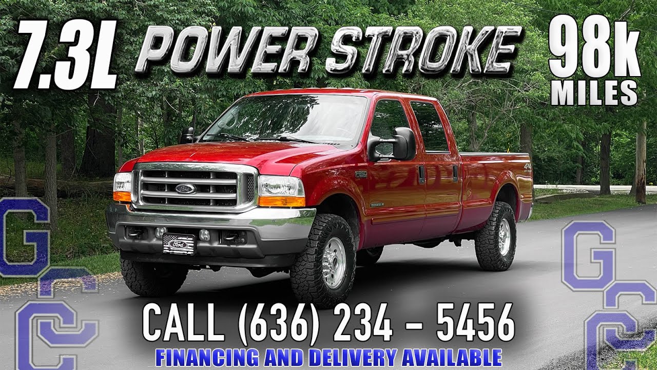 Stick Shift 7.3 Powerstroke For Sale: 2001 Ford F-250 4x4 Diesel 6-speed Manual With Only 98k Miles