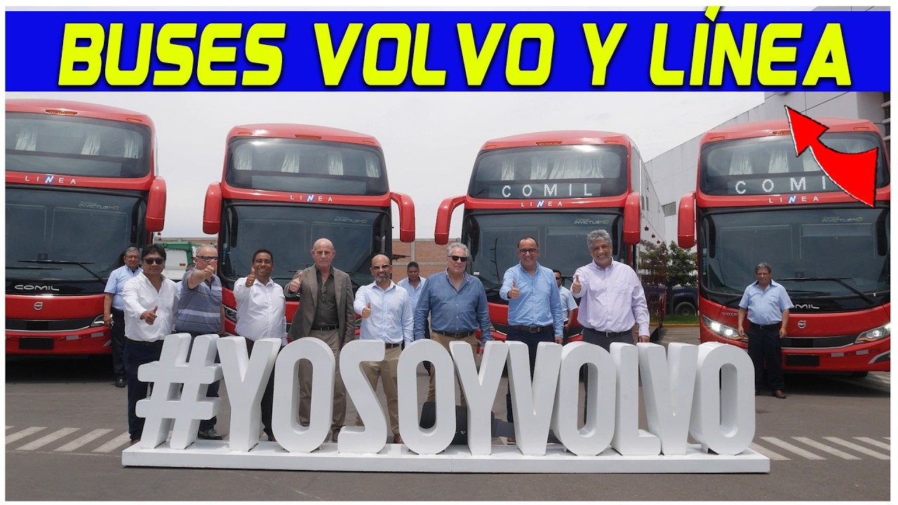 Volvo Group Peru fortalece la operación de 'Transportes Línea' con buses B450R de doble piso
