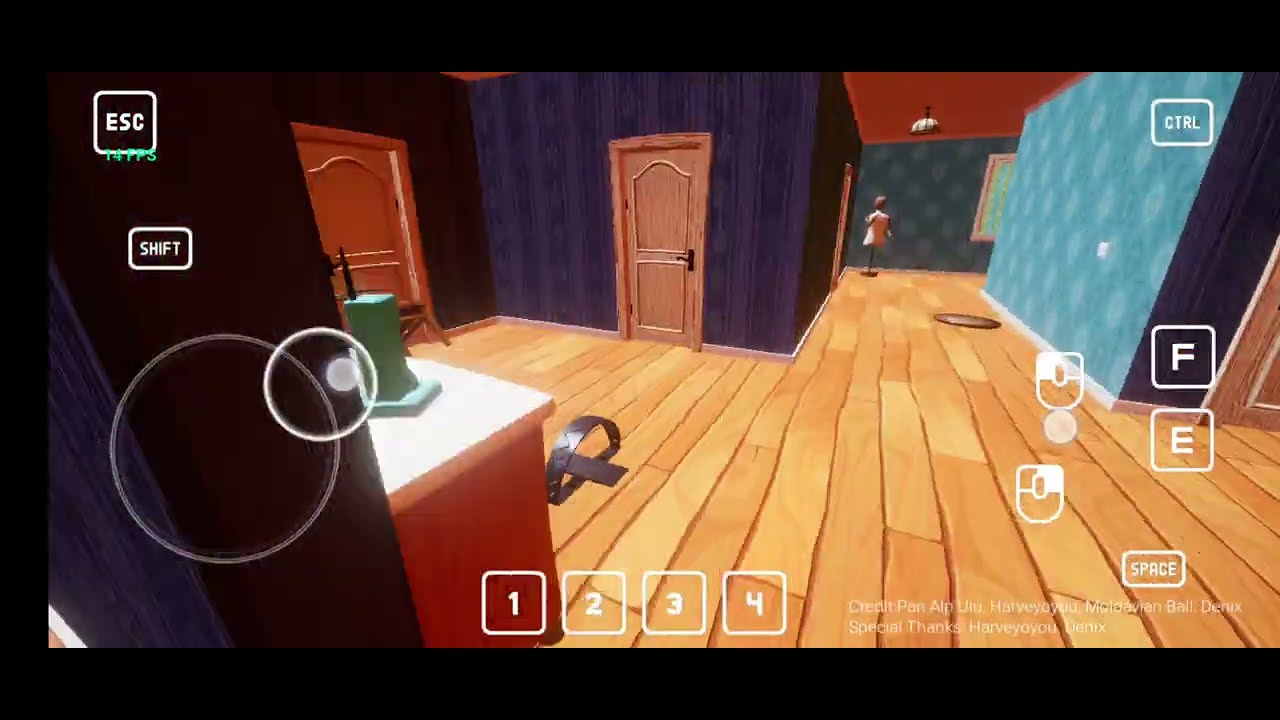 Gameplay Hello Neighbor Alpha 1 Pre Realese 3.3 by Pan Alp Uiu android 