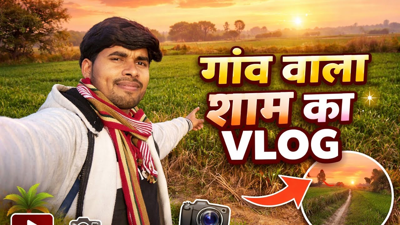 मेरे गाँव की शाम 😍 | सुकून भरा नज़ारा | Village Evening Vlog