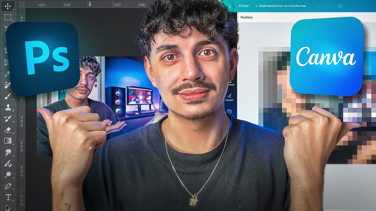 Canva Peut-il Vraiment Rivaliser avec Photoshop pour les Miniatures YouTube?