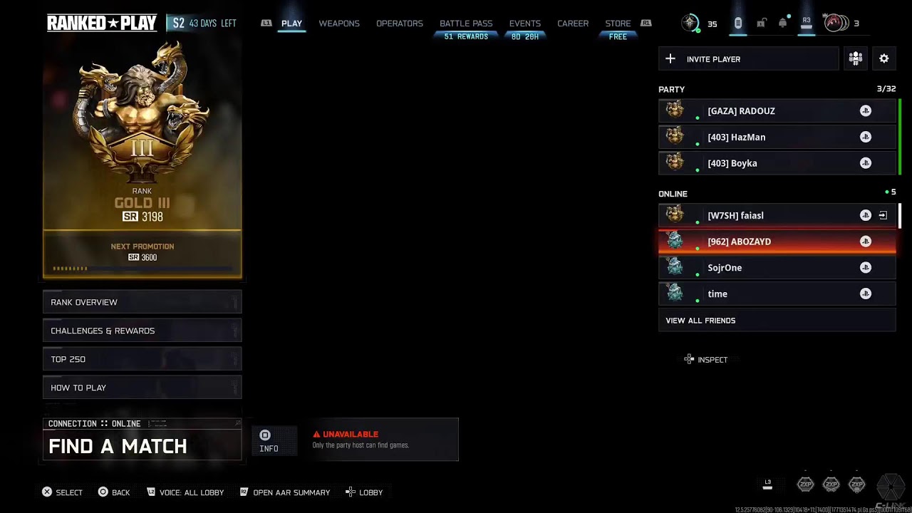 Call of Duty Black Ops ranked play live  نوصل لل بلاتينوم