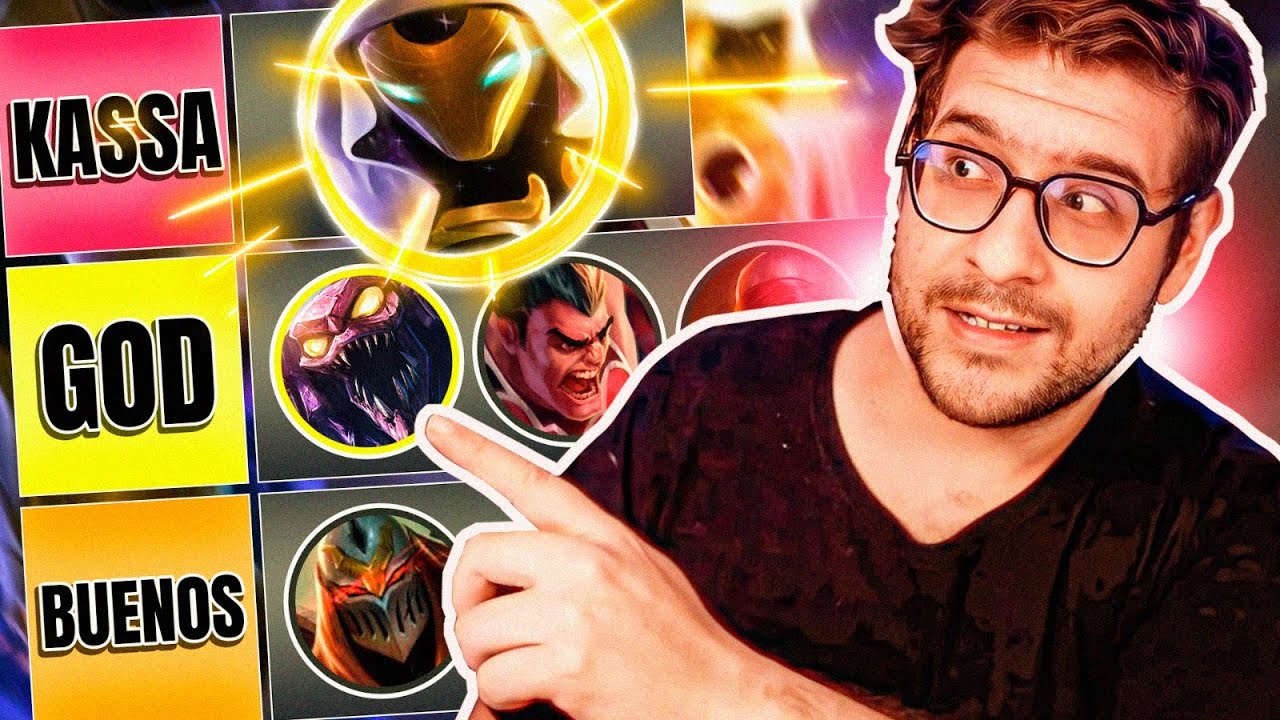 Tier list ATEMPORAL de los MEJORES CAMPEONES DE LOL ft.@holdemhammers