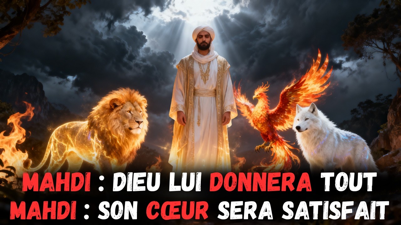 Le Mahdi, et votre Seigneur vous donnera, et vous serez satisfaits. C'est pourquoi