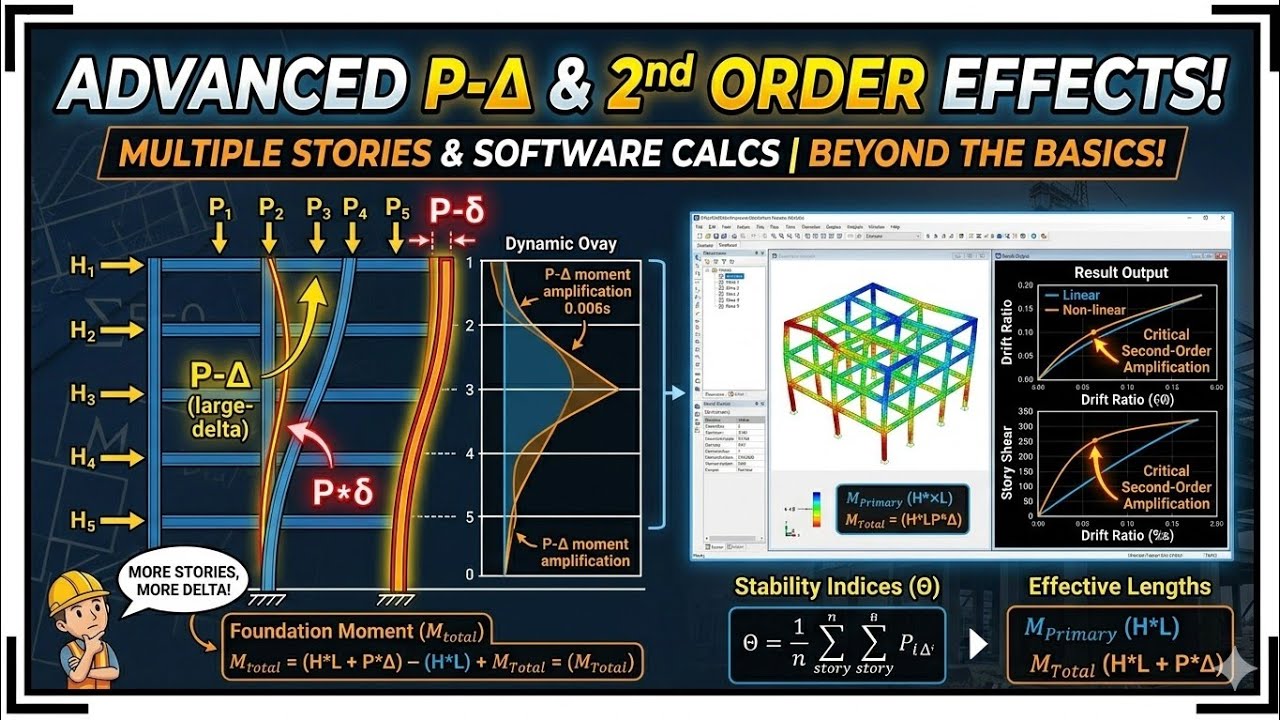 The Ultimate Guide to P-Delta Analysis( Step-by-Step)