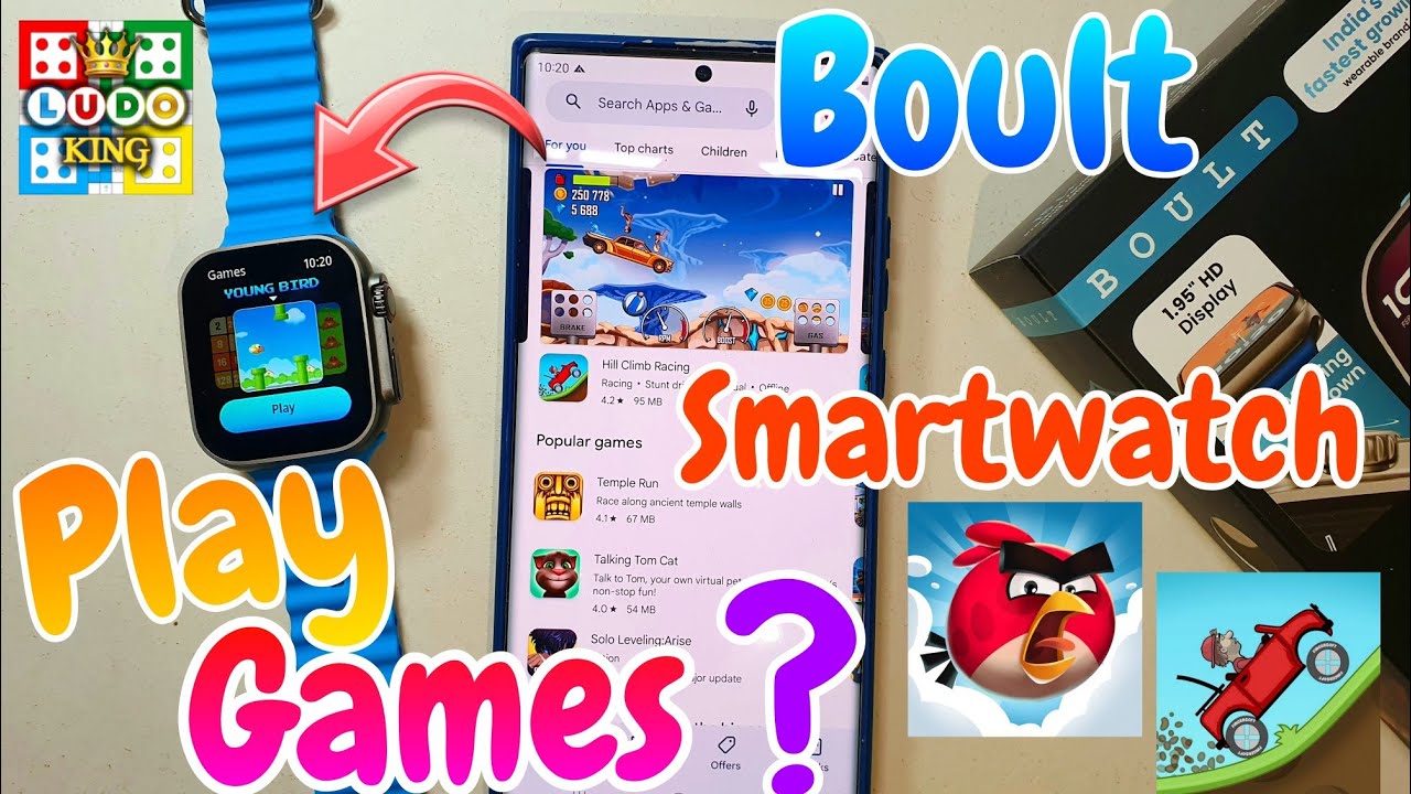 Can We Play Games In Boult Smartwatch | How To Download Games in Ultra Smartwatch