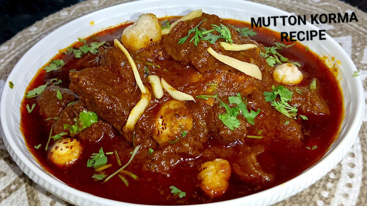 Mutton Korma Recipe | Danedar Mutton Korna | मटन का मजेदार कोरमा बावर्ची स्टाइल मै | Bawarchi Style 