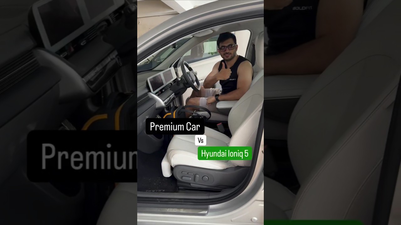 Premium ICE Car vs Hyundai Ioniq 5 #hyundaiioniq5 #carblogindia