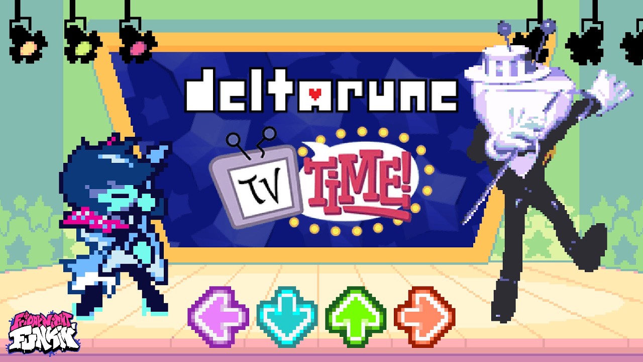 FNF: ДЕЛЬТАРУН &ndash; TV TIME // Фан-чарт █ Friday Night Funkin' █