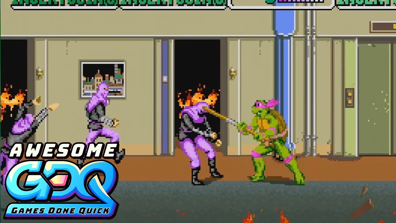 Teenage Mutant Ninja Turtles (arcade) by LRock617 in 17:46 - AGDQ2020