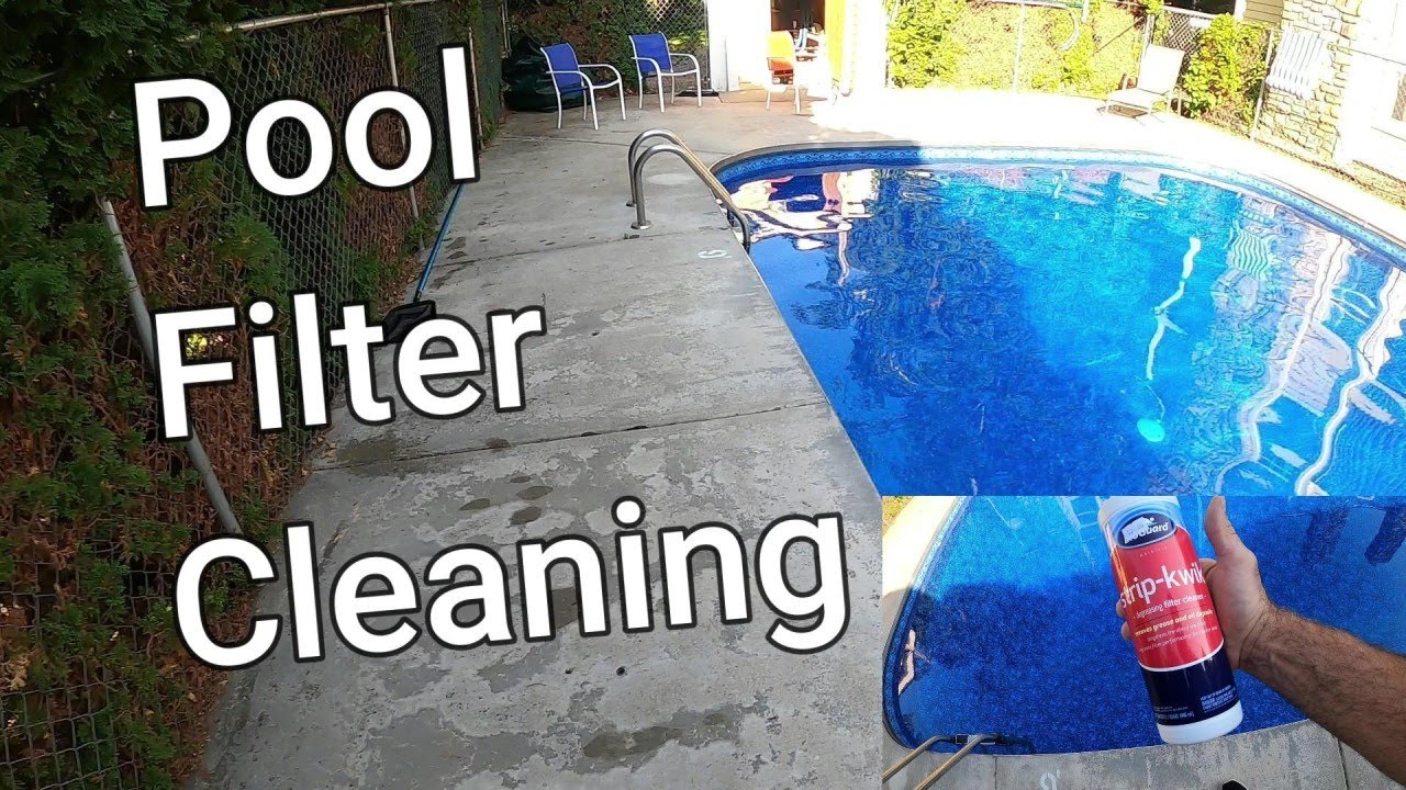 Pool Filter Cleaning and Degreasing before Pool Winterizing. How to Backwash your Pool Filter