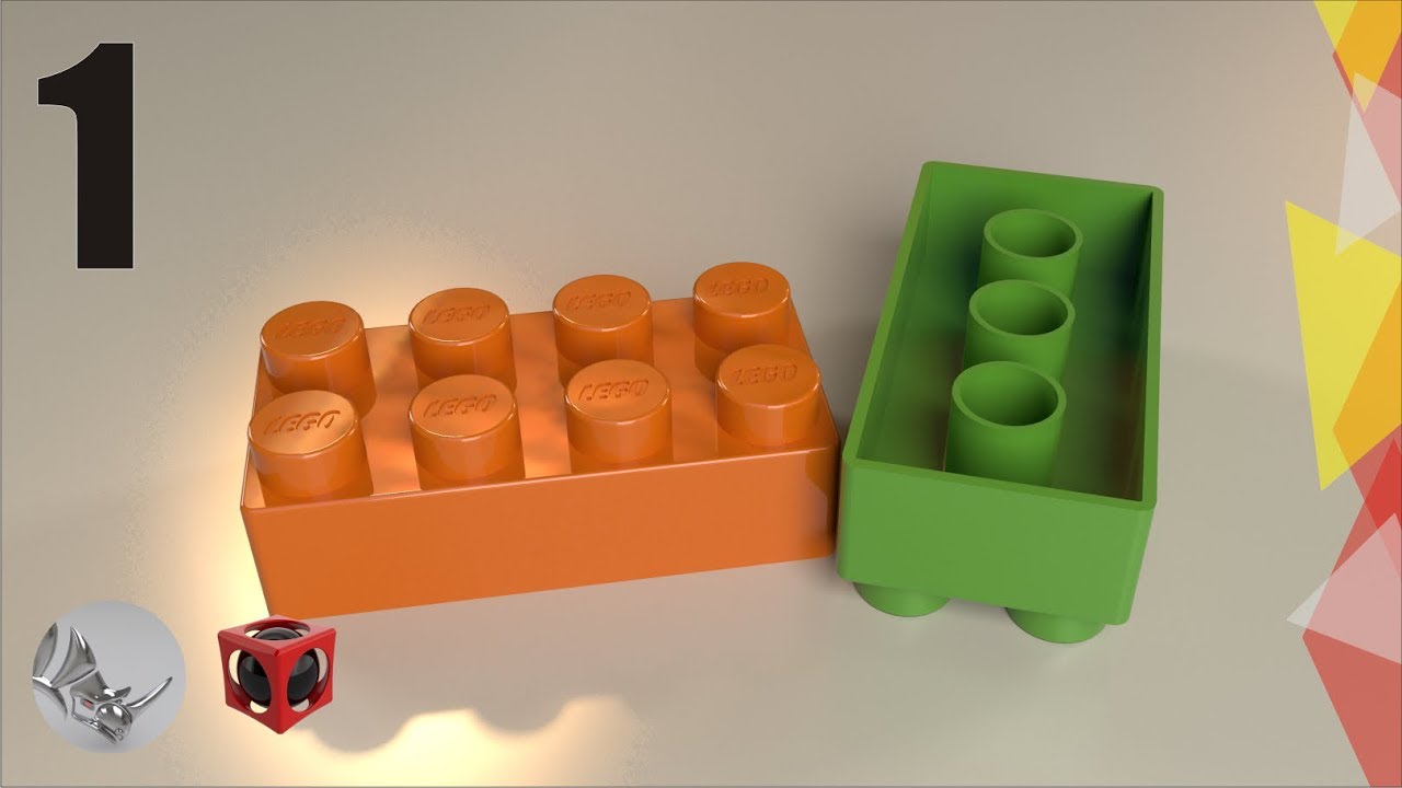 Tutorial Rhino 3D | Tutorial Rhino 5 Full | modelar el bloque de LEGO (1/2)