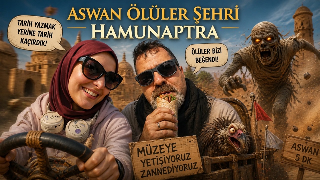 Mısır Gezisi | Aswan Sokak Yemekleri ve Hamunaptra | (Mısır Turu - Ölüler Şehri)
