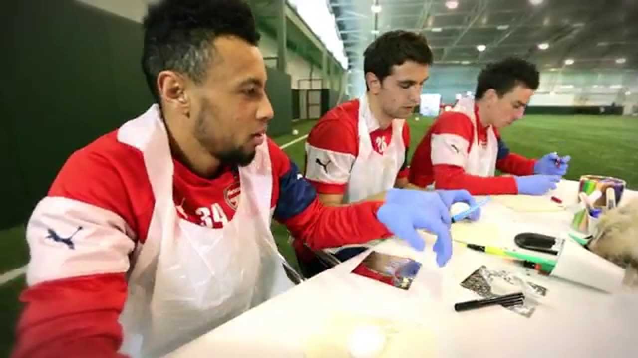 Arsenal Easter egg decoration challenge!