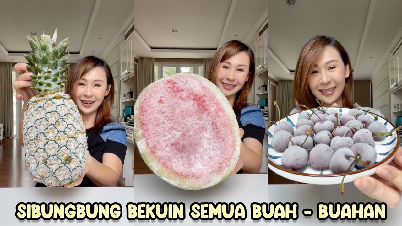 BEKUIN BUAH SEMANGKA!! - TIKTOK SIBUNGBUNG BEKUIN SEMUA BUAH-BUAHAN