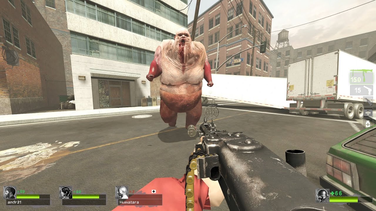 Left 4 Dead 2 Expert Gameplay MG42 Call of Duty Vanguard Weapon Anim Mod