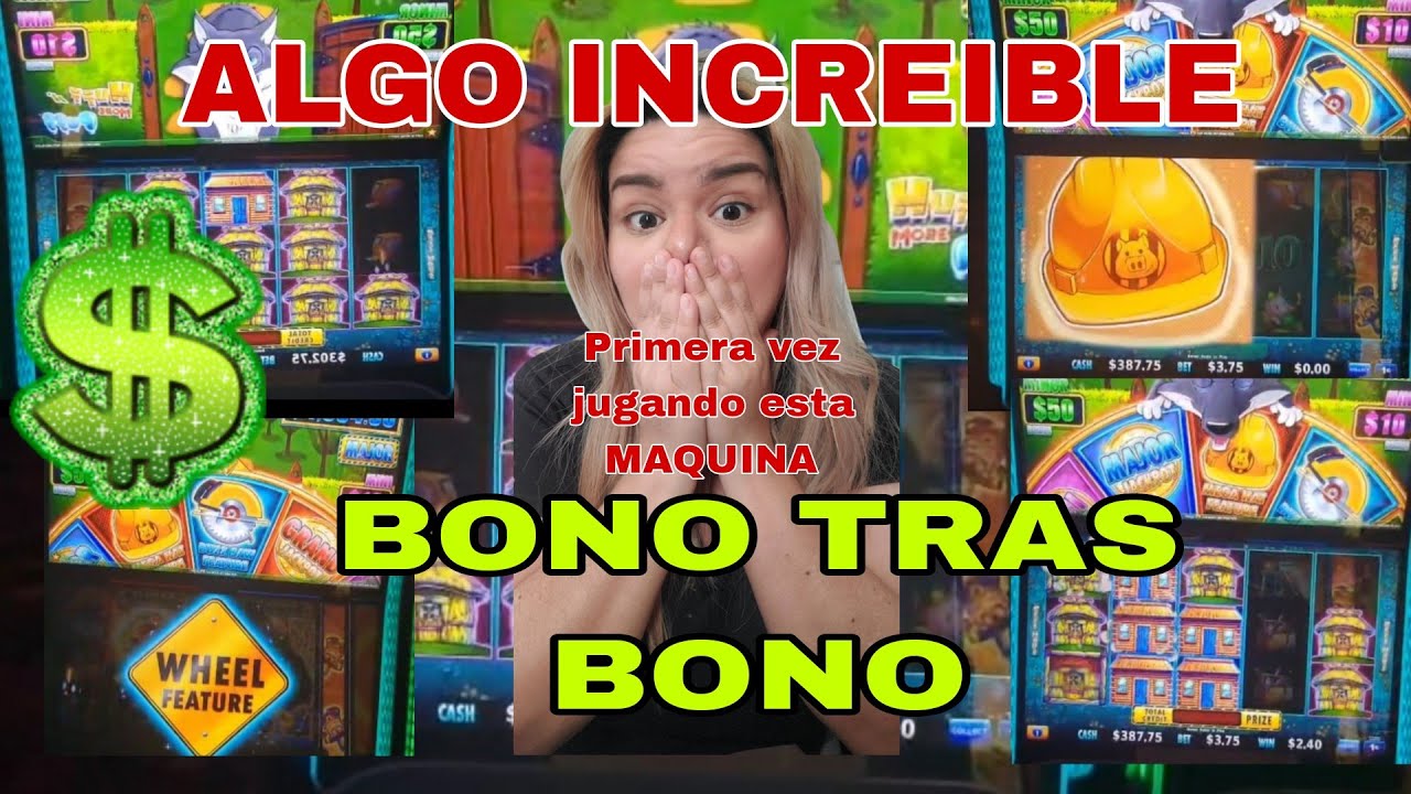 PRIMERA VEZ JUGANDO ESTA MAQUINA EN EL CASINO