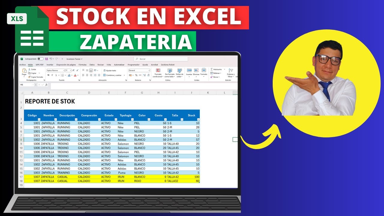 No pierdas más dinero: Controla tu Stock de Calzado con este Excel