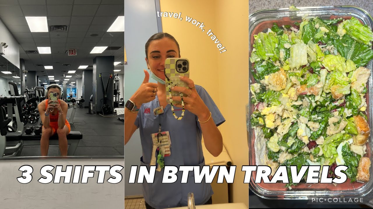 WORK WEEK | coworker din, 3 night shifts, new salad meal prep, packing for wknd trip