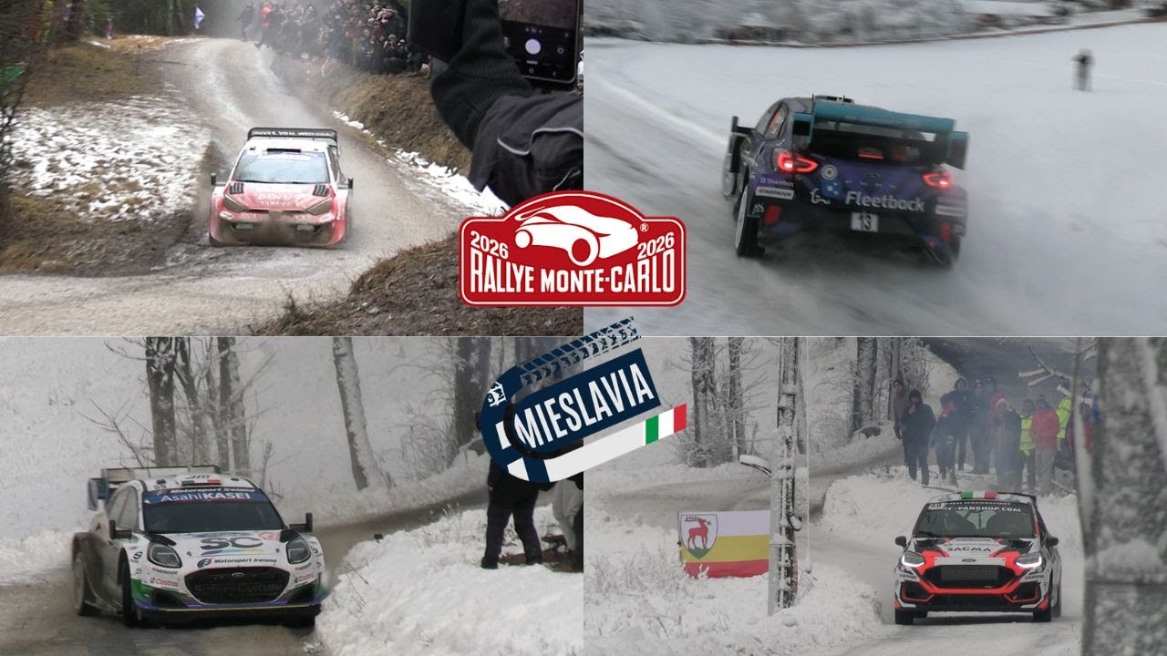 RALLY MONTECARLO 2026 WRC BEST OF , MAX ATTACK AND SNOW SLIDE BY #MIESLAVIA