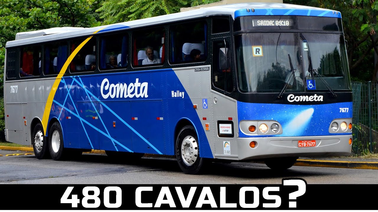 MOTOR CHIPADO!! O ÔNIBUS SCANIA TRUCADO MAIS POTENTE DO BRASIL? VIAÇÃO COMETA CMA ESTRELÃO