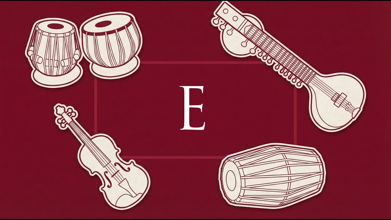 Sruthi Box Pitch E (White 3) | Sa-Pa-Sa (Standard) | 2 Hours Continuous