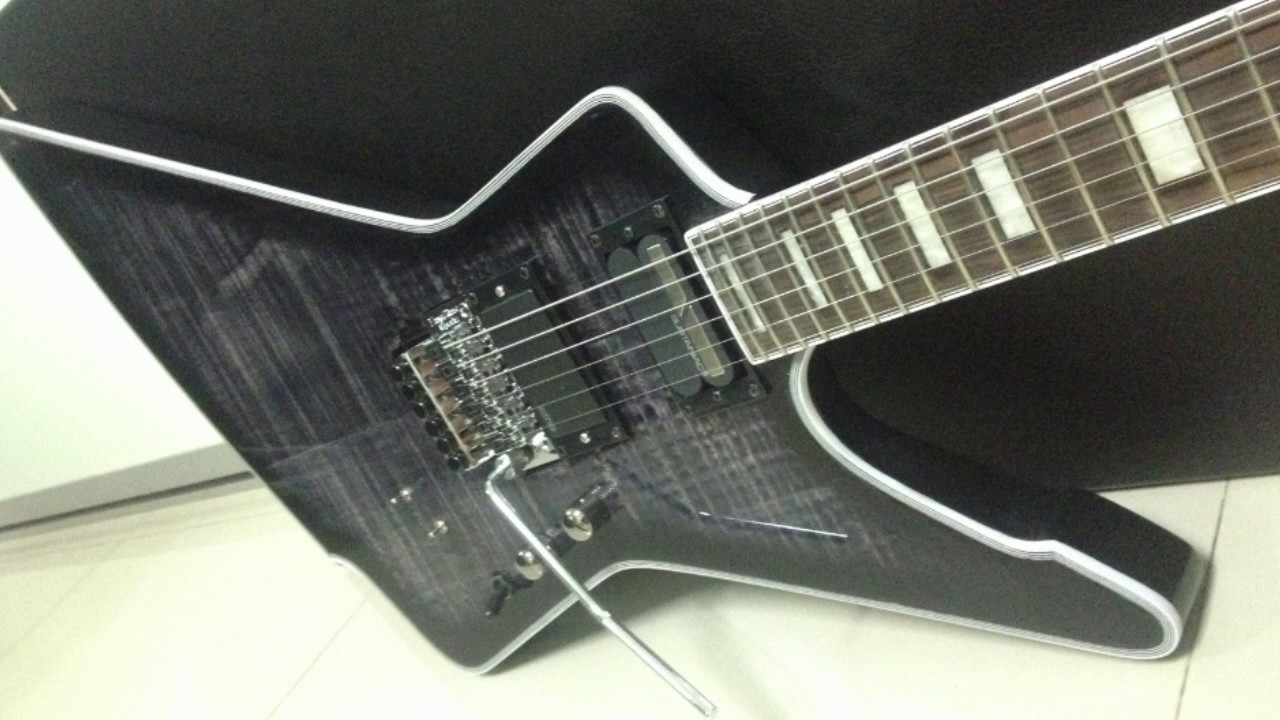 Explorer Electric Guitar Build part 3