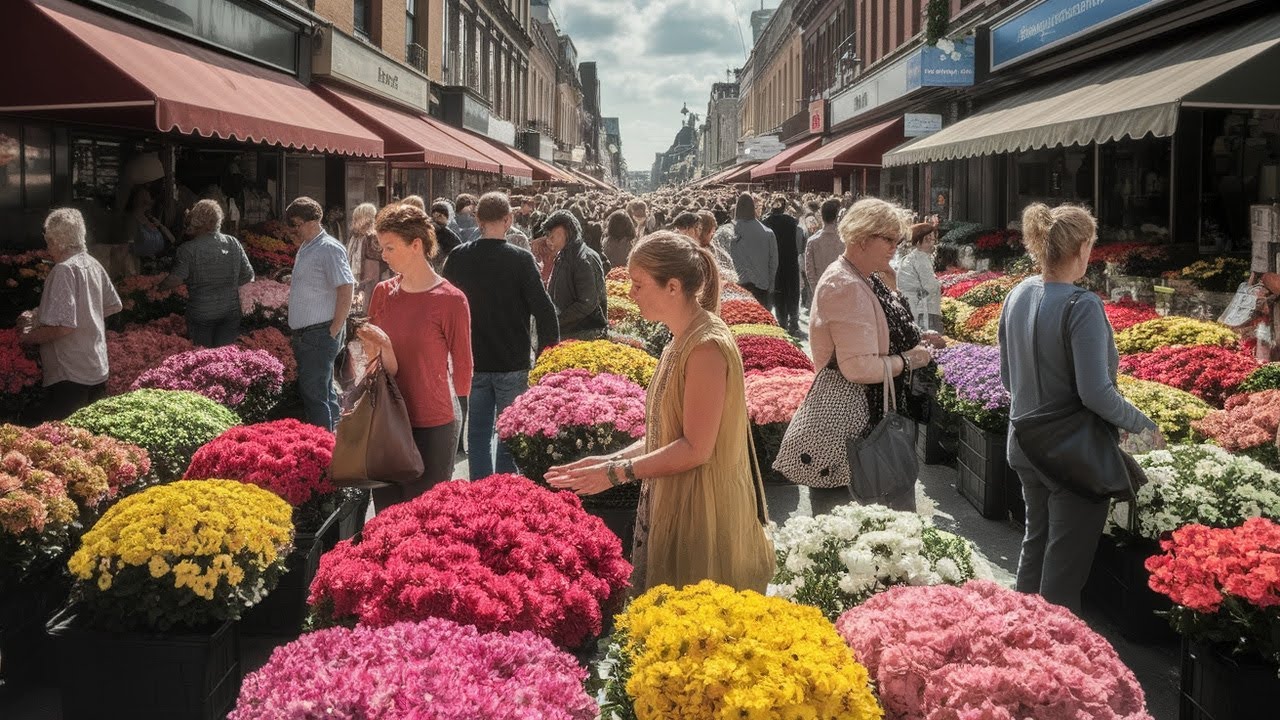 Journey Through Central London’s Most Attractive Flower Market!