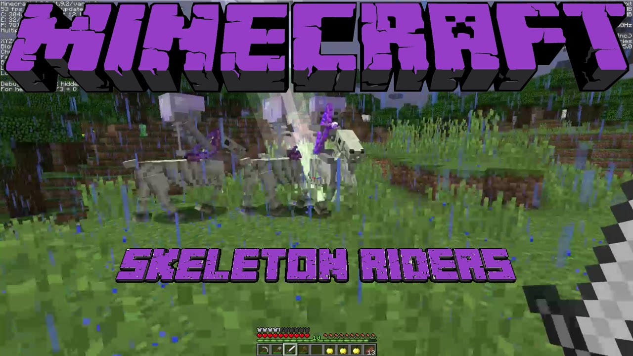 &Phi; Minecraft Skeleton Riders