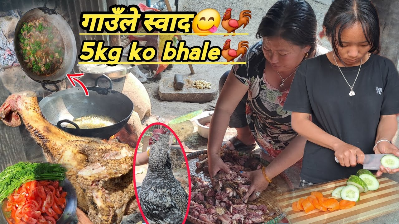 5kg #local भाले आहा मीठो गाउँले स्वाद😋 #local भाले🐓 #villagecooking