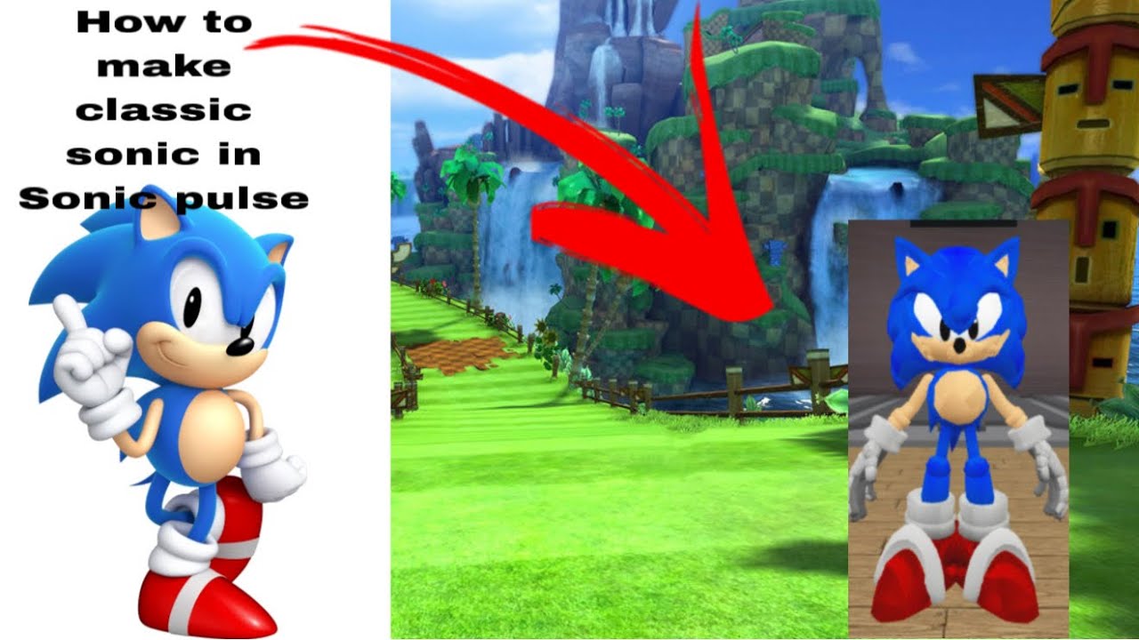 How to Make Classic Sonic/Santiago In Sonic Pulse!