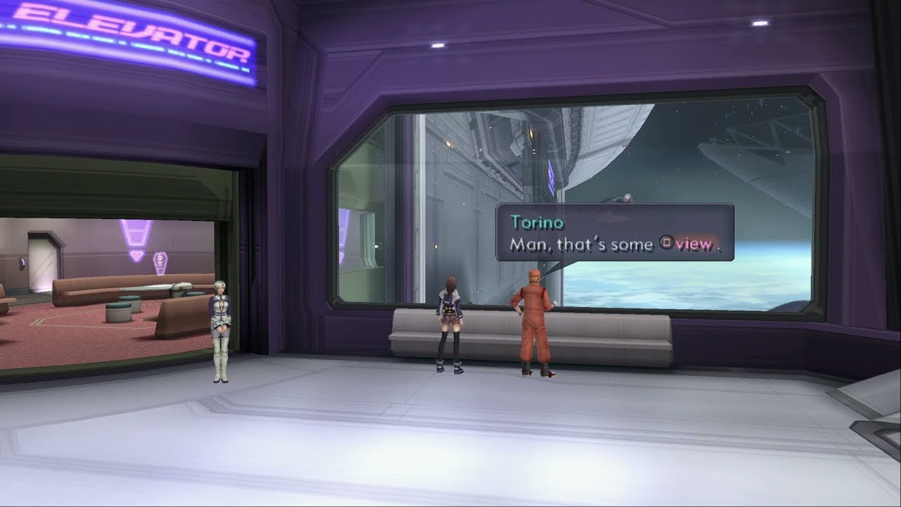 Xenosaga III (PS2) - Space Port (NoPlay)