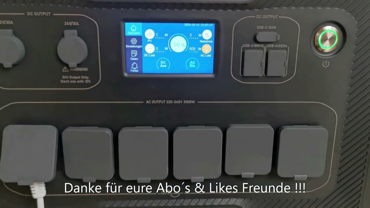 ✅ #Bluetti AC300 als #Notreserve zum #Heizen !!! 😎 XY9777
