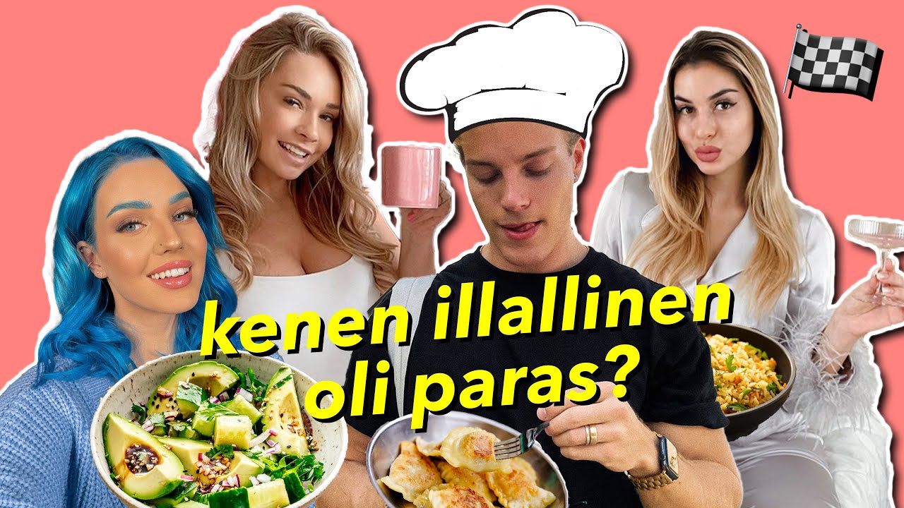 Nelj&auml;n tubet&auml;hden illallinen - KUKA VOITTI?! 🍽🧡