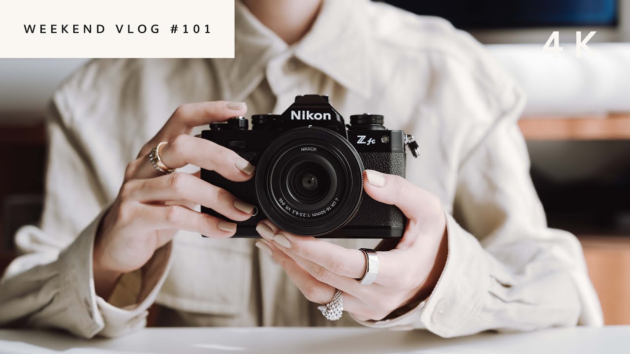 真っ黒ボディのかわいいやつ📷 Nikon Z fc ブラック・エディション（2023/3/3発売）  [Weekend Vlog #101]