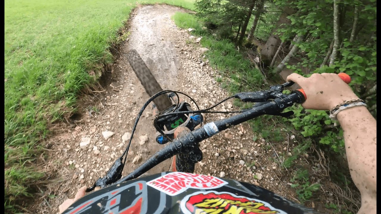 Bikepark Oberammergau | top to bottom Downhill lap | Mudparty | Hero8 | 4k