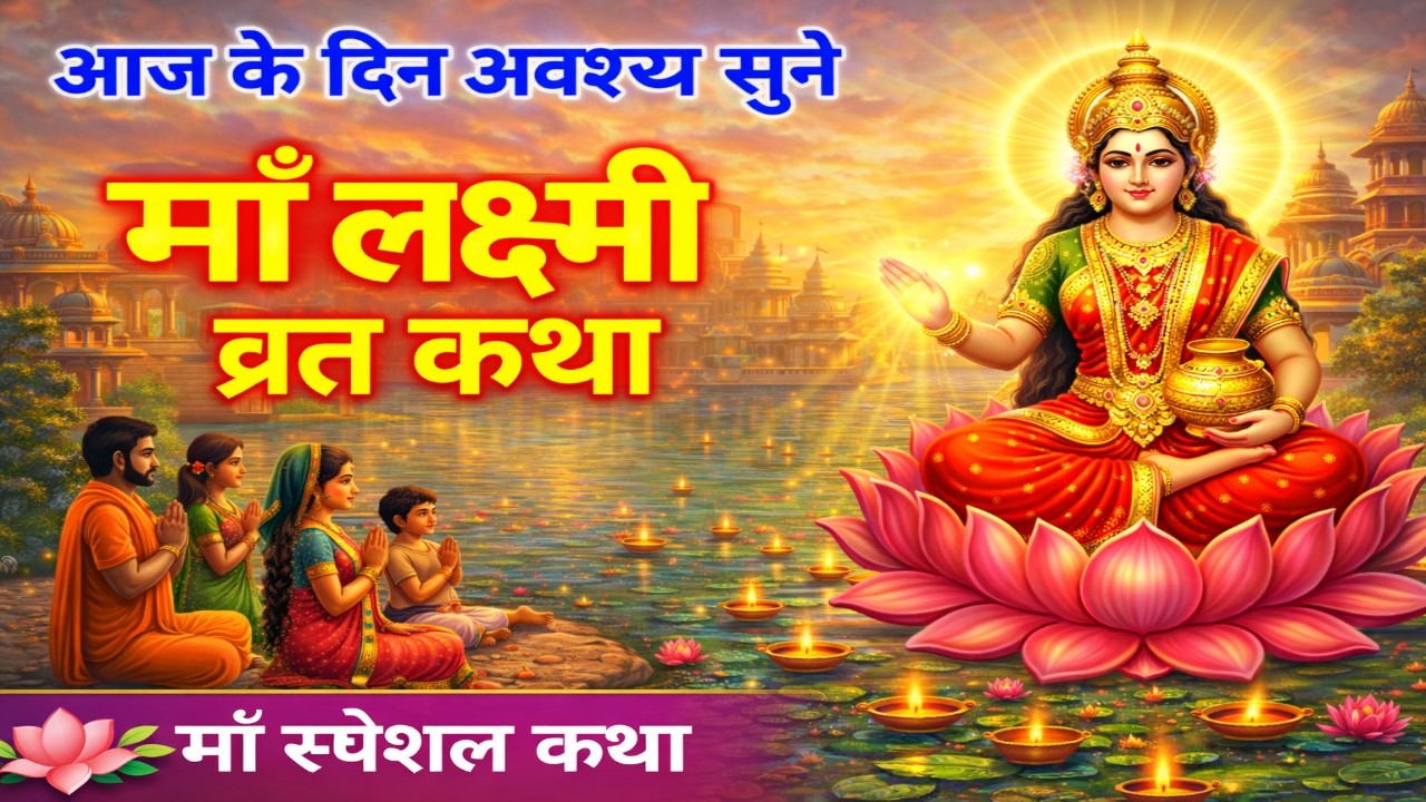 माता महालक्ष्मी जी की दिव्य कथा जरूर सुनें | संतानों के जीवन में कभी गरीबी नहीं आएगी | laxmi Katha