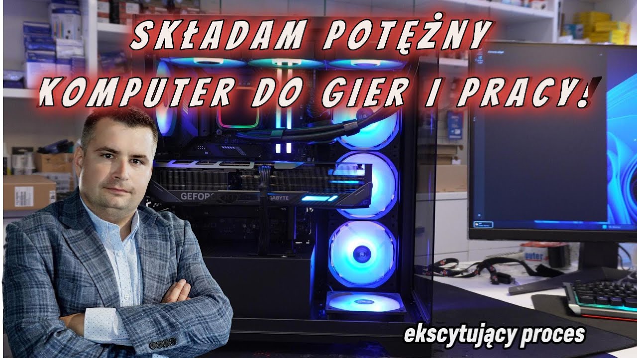 Jak Złożyć komputer do gier i pracy! 2025  | i7-14700KF, RTX 5070 Ti, 64GB RAM #pc