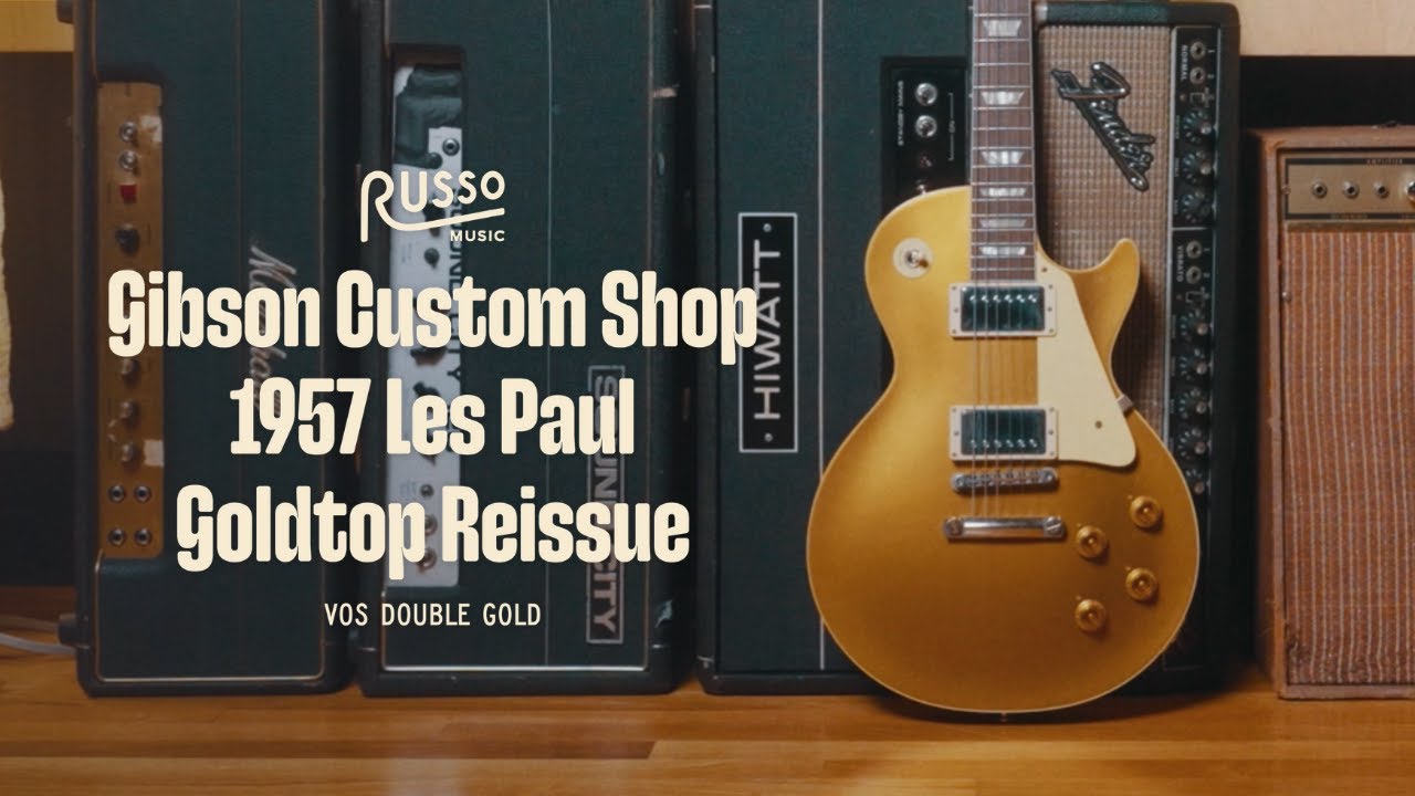 Gibson Custom Shop 1957 Les Paul Goldtop Reissue, VOS Double Gold