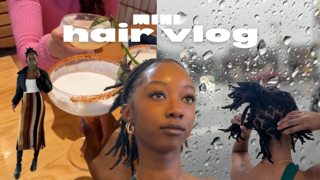 let's retwist and style these locs! | 1 year loc update | my go to loc style