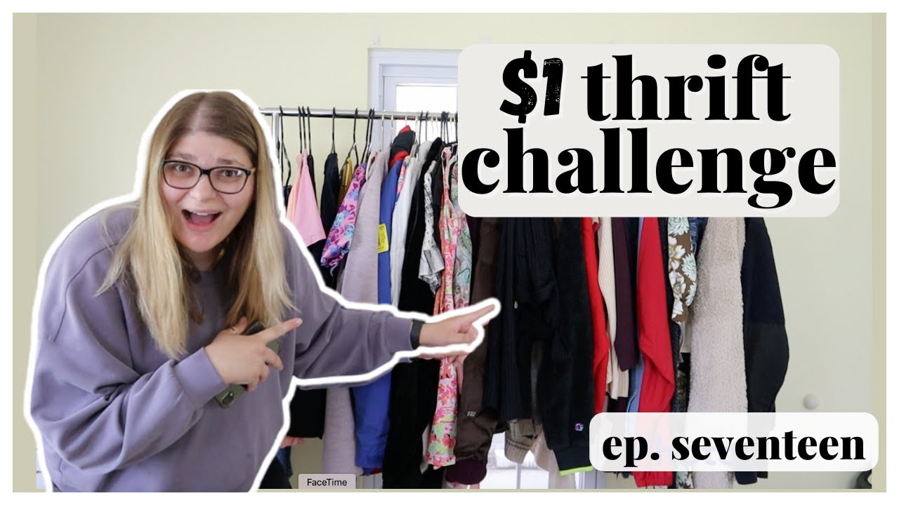 I TURNED $1 INTO $3,000 & ALL THESE CLOTHES! 🔥 | $1 Thrift Challenge