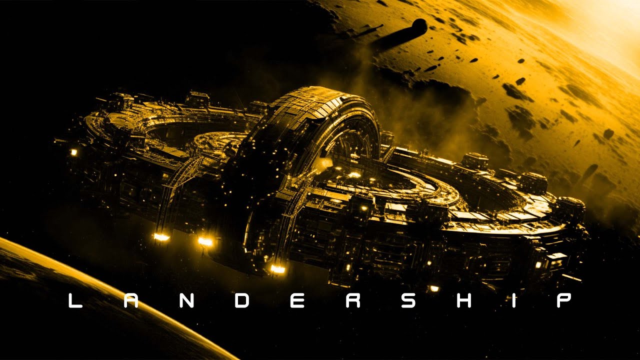 LANDERSHIP - Sci-Fi Space Ambient Music - Slow Cinematic Atmospheric Music